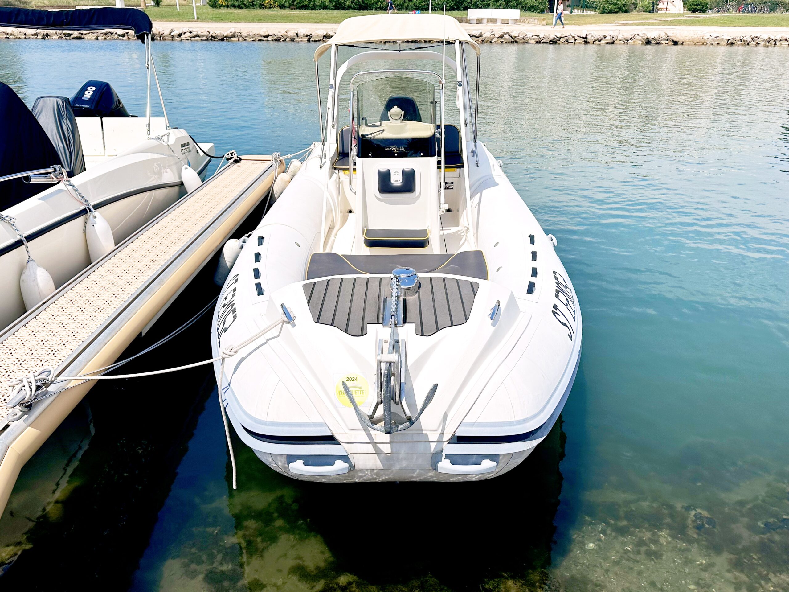 NUOVA JOLLY KING 670 semi rigide mercury port camargue remorque